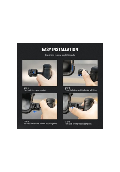 Neewer Quick Release Side Handle Black