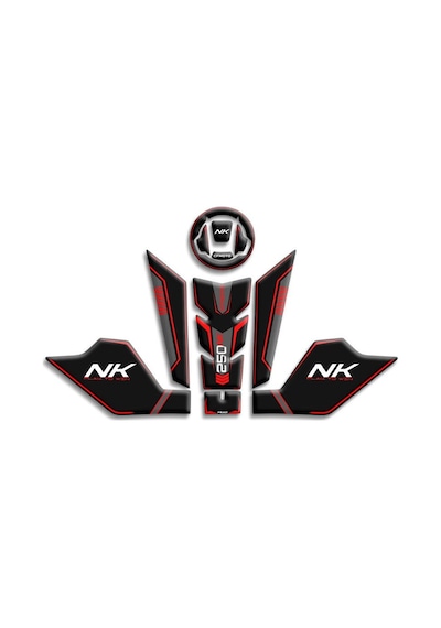 Cfmoto 250nk Tank Pad Set 2023-2026 Kırmızı Diğer