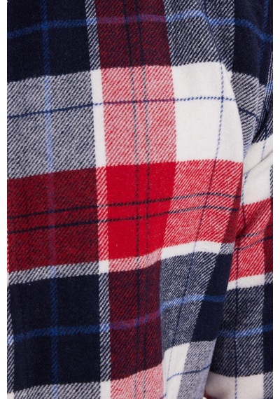 Tudors Erkek Slim Fit Dar Kesim Kareli Kışlık Oduncu Gömlek-42119 Kırmızı Tudors Erkek Slim Fit Dar Kesim Kareli Kışlık Oduncu Gömlek-42119 Kırmızı