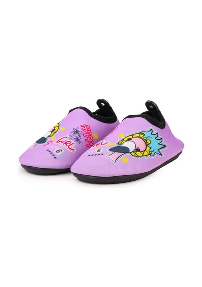 Kiko Kids Bird Havuz Plaj Kız Çocuk Deniz Ayakkabısı 8535 Mor Mor