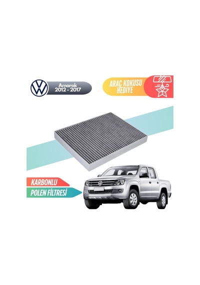 Vw Volkswagen Amarok 2012-2017 Model Karbonlu Polen Klima Filtresi