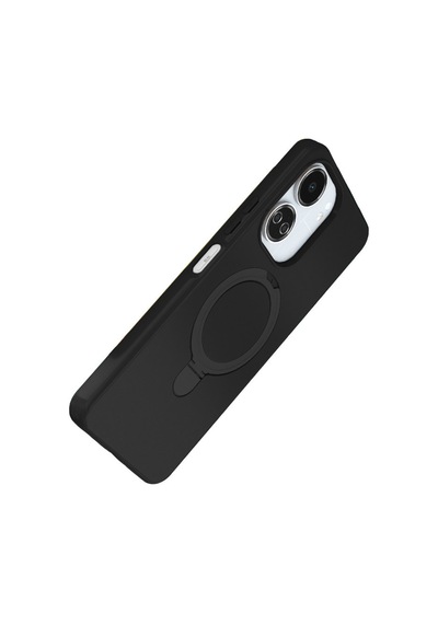Xiaomi Redmi 13c Uyumlu Regal Magsafe Standlı Kapak - Siyah