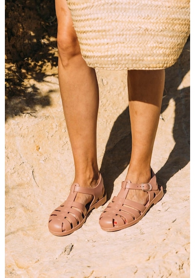 Igor S10259 Biarritz Mate Sandalet Mat Pembe Pembe