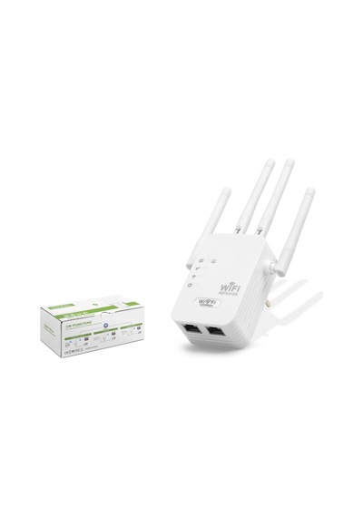 Yüksek Performanslı Wifi Repeater 1200 Mbps Dual Band Beyaz
