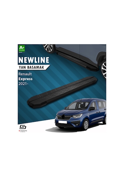 S-dizayn Renault Express Newline Siyah Yan Basamak 203 Cm 2021 Üz