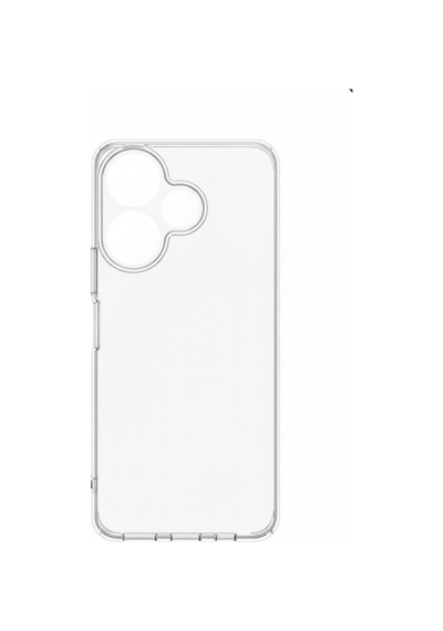 Xiaomi Redmi 13 4g Kılıf Kamera Korumalı Silikon Rubber Arka Kapak Şeffaf