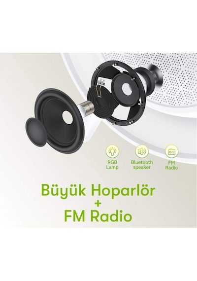 Midi Newface Yr-909 Kablosuz Şarj Standlı Rgb Kablosuz Hoparlör Midi-909