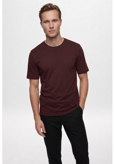 D'S Damat Ds Damat Slim Fit Pas Bisiklet Yaka %100 Pamuklu Nefes Alabilen T-shirt 4hc141996753m Ps1