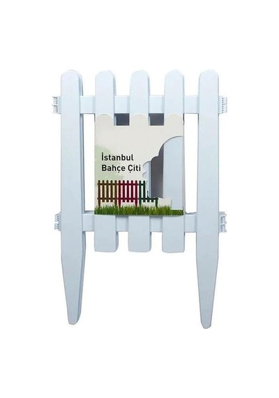 Omnipazar So-ıbc2 Eko İstanbul Bahçe Çiti 4'lü Set 40x59 Cm Beyaz
