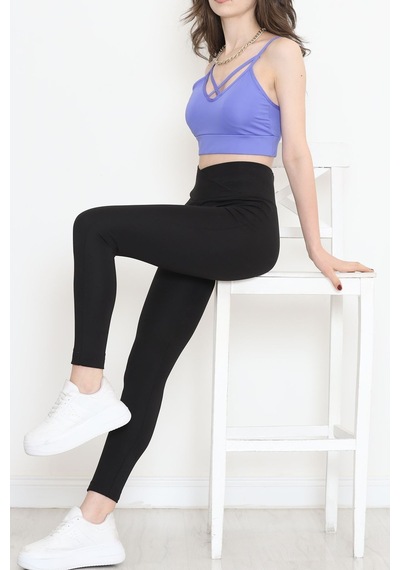 Buyers Butik - Askılı Spor Bustiyer Mavi - 9022.125. 001