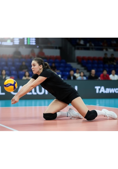 Xmlbayiciniz Nk Spor Voleybolcu Dizliği Yüksek Korumalı Pedli Darbe Önleyici Spor Dizlik -sporcu Dizliği- Unisex -egzersiz- Antr Genel