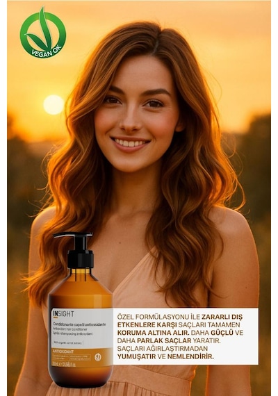 Insight Zararlı Dış Etkenlere Karşı Antioksidan Yenileyici Saç Kremi 350 Ml
