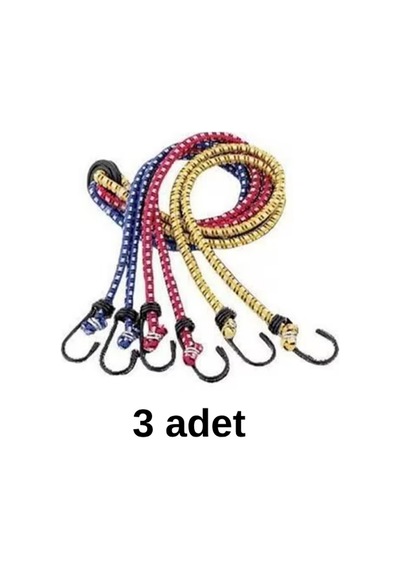 Mucit Home 3 Adet Bagaj Gergi Lastiği Kancalı Lastik-