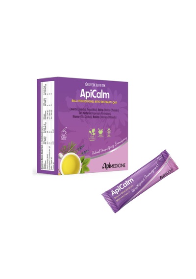Apimedicine Apicalm Ballı Fonksiyonel Bitki Ekstrakt Çayı 12 Stick 84 G