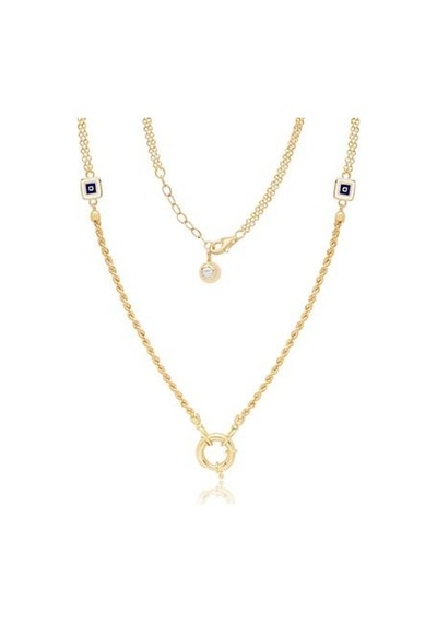 Diamond Line-Gülaylar - Sarı Altın 14 Ayar Zincir Kolye N11.25388