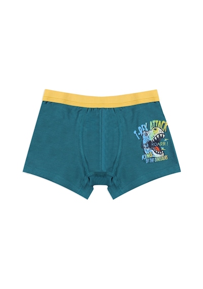 Koza İç Giyim Erkek Çocuk Pamuklu Uzay Baskılı 3'lü Boxer 3053 3053-17
