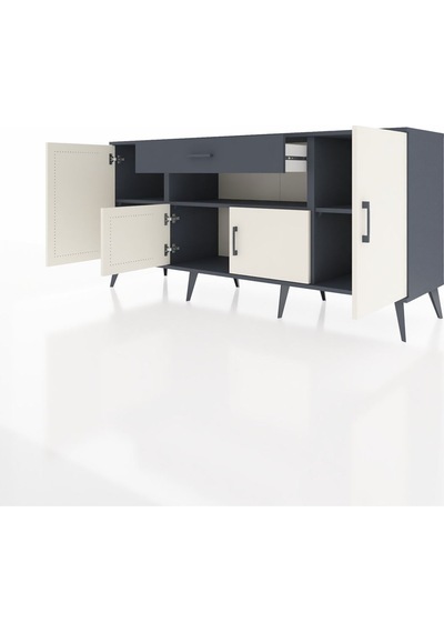Hyperion Konsol 3 Raflı Tek Çekmeceli 4 Kapaklı 176x44x83 Antrasit-aytaşı/antrasit Aytaşı/antrasit Hyperion Konsol 3 Raflı Tek Çekmeceli 4 Kapaklı 176x44x83 Antrasit-aytaşı/antrasit Aytaşı/antrasit