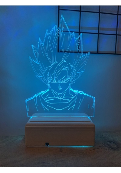 Dragon Ball Z Goku 16 Renk Gece Lambası