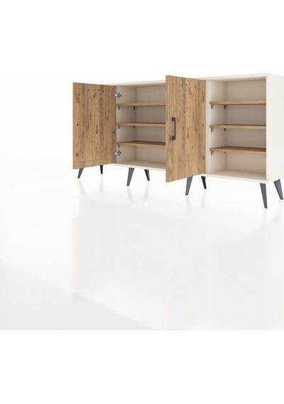 Arges Konsol 9 Raflı 2 Kapaklı 176x30x83 Aytaşı-çam/çam Çam/çam Arges Konsol 9 Raflı 2 Kapaklı 176x30x83 Aytaşı-çam/çam Çam/çam