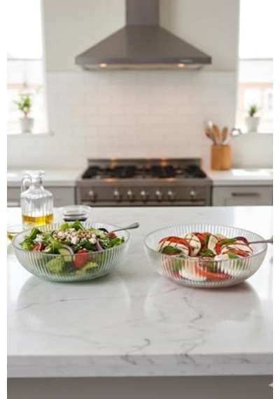 Rivella Cam Salata Kasesi 20 Cm 3.2 Litre 2'li Set Genel