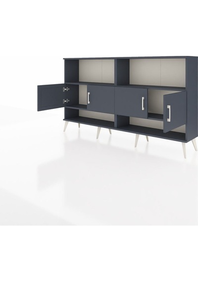 Arges Konsol 4 Raflı 4 Kapaklı 176x30x99 Antrasit-antrasit Antrasit-antrasit Arges Konsol 4 Raflı 4 Kapaklı 176x30x99 Antrasit-antrasit Antrasit-antrasit