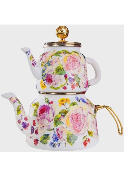 Rsdcyd-16895-1 Miss Betty 2.65 Litre Emaye Çaydanlık 001