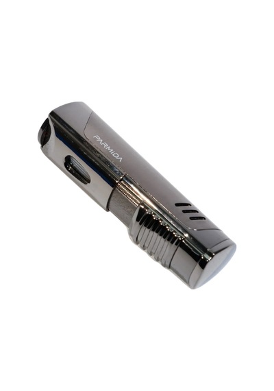 Parmida Üç Torch Pürmüz Gunmetal Delicili Metal Puro Çakmağı Tr10036