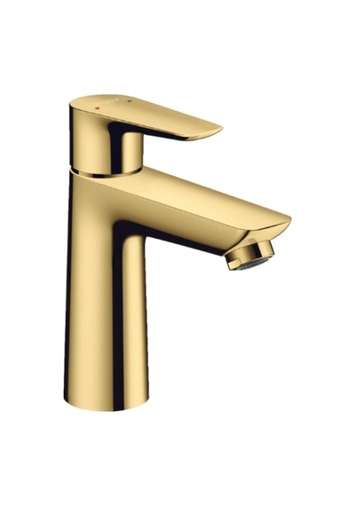 Hansgrohe Talis E Tek Kollu Lavabo Bataryası 110 Parlak Altın Optik Altın