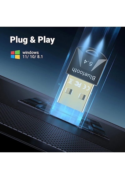 Primex Px-btu54, Bluetooth 5.4, Nano Usb Bluetooth 5.4 Adaptör,v5.4 Bluetooth Dongle Pc,notebo