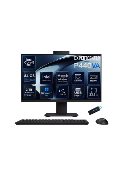 Asus ExpertCenter P400 P470VA-KC516512B1DRNP27 Core 5-210H 64 GB 2 TB SSD 23.8'' W11P All In One Bilgisayar Asus ExpertCenter P400 P470VA-KC516512B1DRNP27 Core 5-210H 64 GB 2 TB SSD 23.8'' W11P All In One Bilgisayar