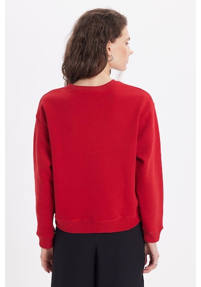 Tudors Kadın Oversize Geniş Kesim Pamuklu Bisiklet Yaka Kırmızı Sweatshirt-39924 Kırmızı Tudors Kadın Oversize Geniş Kesim Pamuklu Bisiklet Yaka Kırmızı Sweatshirt-39924 Kırmızı