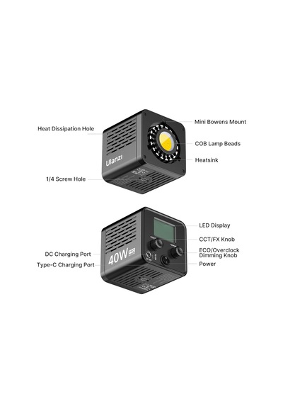 L023 40w Pro Led Video Light