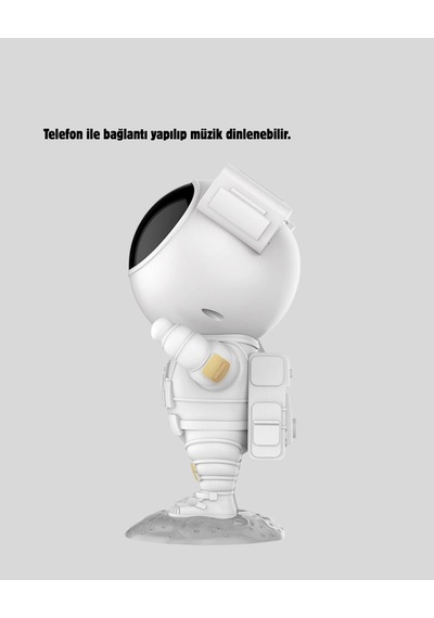 Hubrendy Tekno Astronot Galaksi Projeksiyon Lambası Bluetooth Bağlantılı Ve Uzaktan Kontrollü