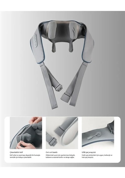 Ers Vnb-01 U Tipi Ergonomik Boyun Masaj Cihazı Çok Renkli