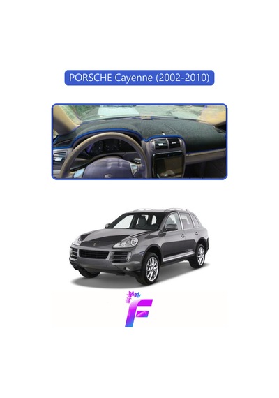 Porsche Cayenne 2002-2010 Torpido Örtüsü Yansıma Önleyici Tam Koruma Hızlı Montaj J29