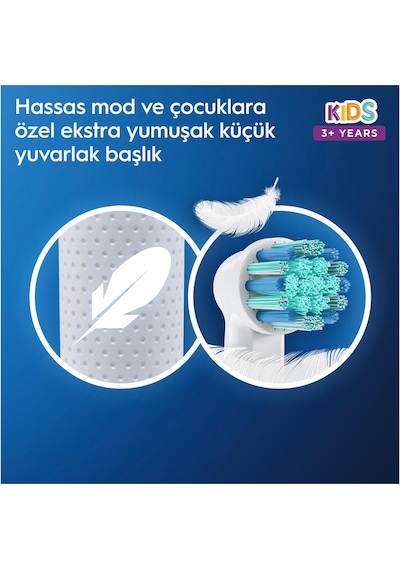 Oral-B D100 Vitality Spiderman Özel Seri Çocuklar İçin Ekstra Yumuşak Şarj Edilebilir Diş Fırçası + Seyahat Kabı