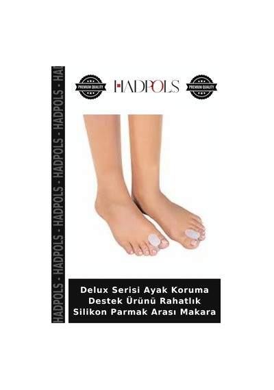 Delux Serisi Ayak Koruma Destek Ürünü Rahatlık Silikon Parmak Arası Makara