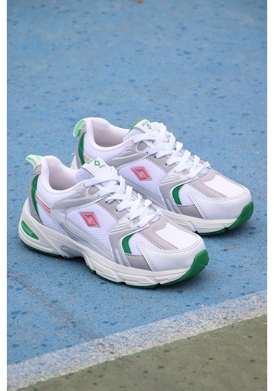 Vojo Szr Hafıza Tabanlı Kadın Sneaker Spor Ayakkabı 267800001908 19 Yeşil