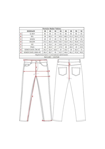 Kadın Çan Paça Kot Pantolon Tint
