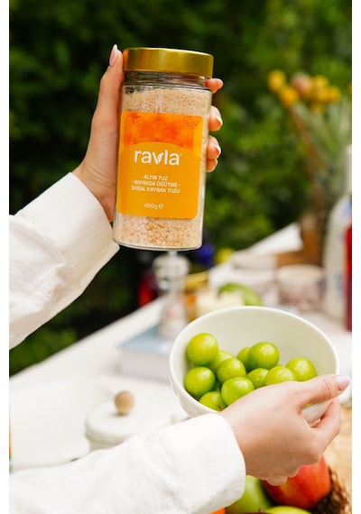 Ravla Altın Tuz Doğal Kaynak Tuzu 450 G