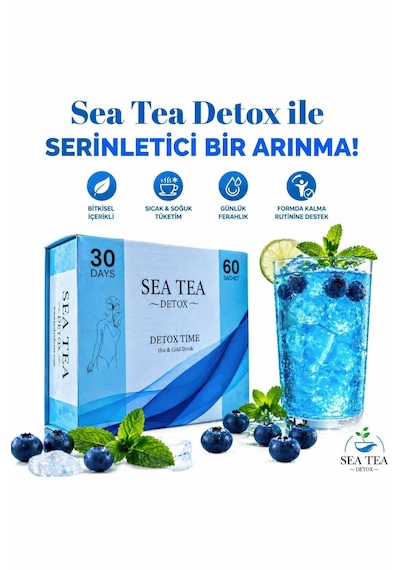 Sea Tea Bitkisel Çay Sıcak & Soğuk Form Çayı 60'lı