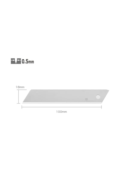 Eltoro Yedek Maket Bıçağı 10 Lu 18mmx0.5mm