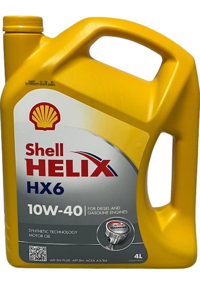 Shell Helix HX6 10W-40 Motor Yağı 4 L + HX7 10W-40 Motor Yağı 1 L