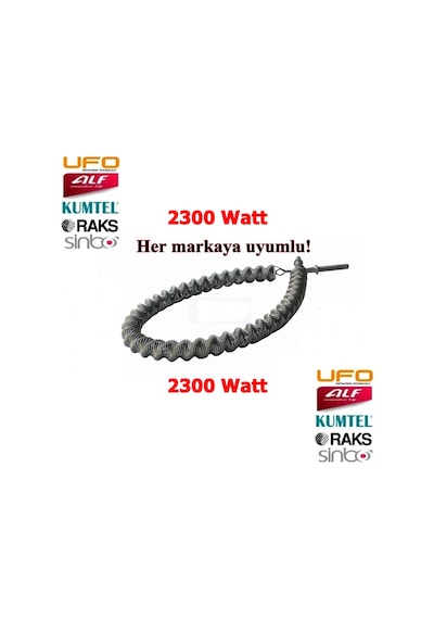 Ufo-Kumtel Uyumlu-Raks-Orion Elektrikli Soba Teli-Rezistansı 2300Watt