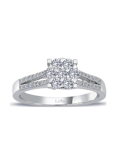 Lova 1,50 Karat Tektaş Görünümlü Pırlanta Yüzük - 1010293