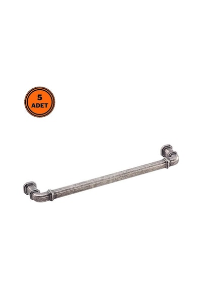 5 Adet Doğanlar Gusto 128 Mm Mobilya Kulp Antik Gümüş