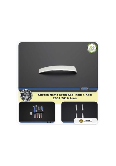 Citroen Nemo Krom Kapı Kolu 4 Kapı 2007-2016 Arası