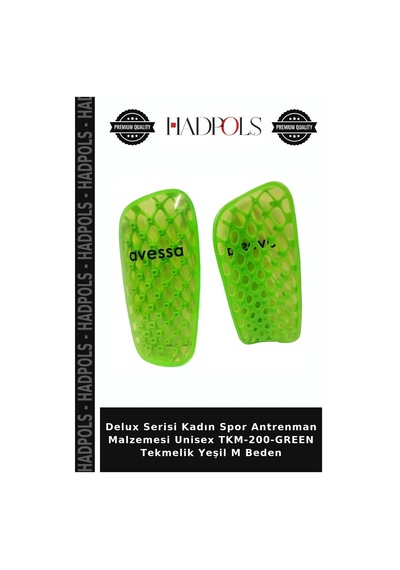 Delux Serisi Kadın Spor Antrenman Malzemesi Unisex Tkm-200-green Tekmelik Yeşil M Beden Diğer