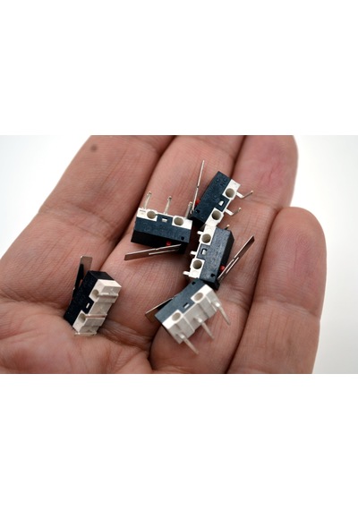 5 Adet Mini Micro Switch Paletli Kw10 Z1p 90 Derece Yan L Pin
