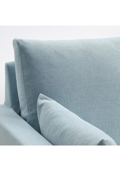 Ikea Mavi Konforlu Kanepe - 3'lü Kanepe